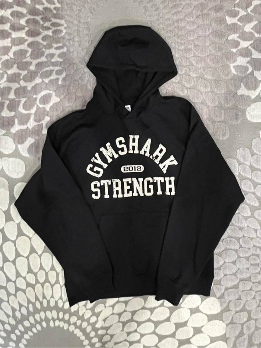 Gymshark Black Strength Pullover Hoodie
